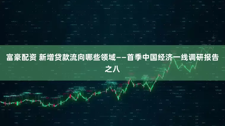 富豪配资 新增贷款流向哪些领域——首季中国经济一线调研报告之八
