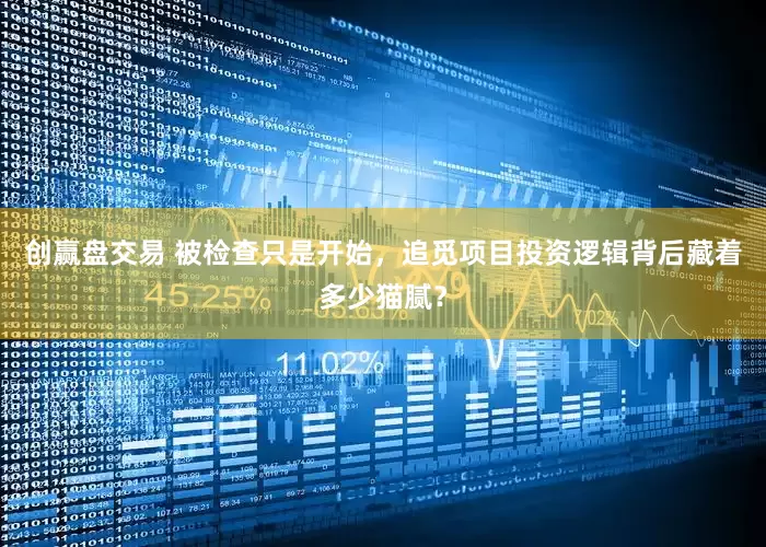 创赢盘交易 被检查只是开始，追觅项目投资逻辑背后藏着多少猫腻？